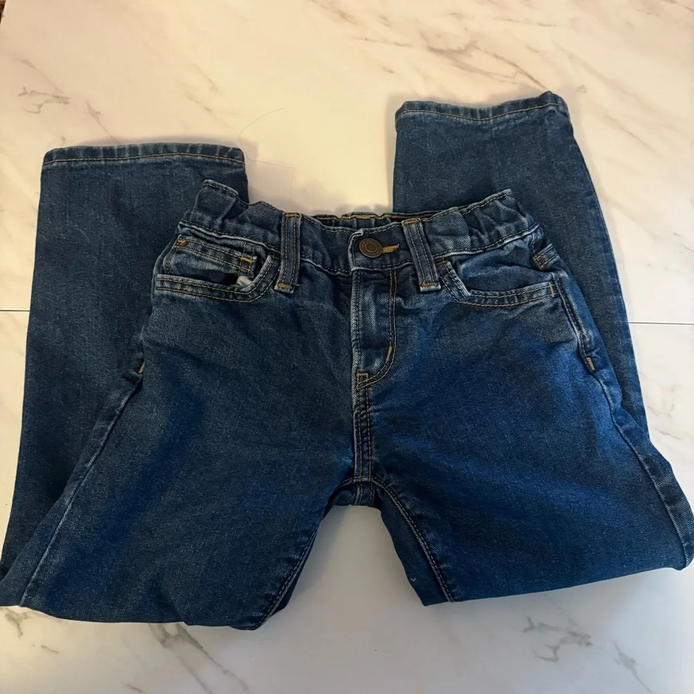 Old Navy Kids Elastic Waist Jeans in Blue and Black Denim